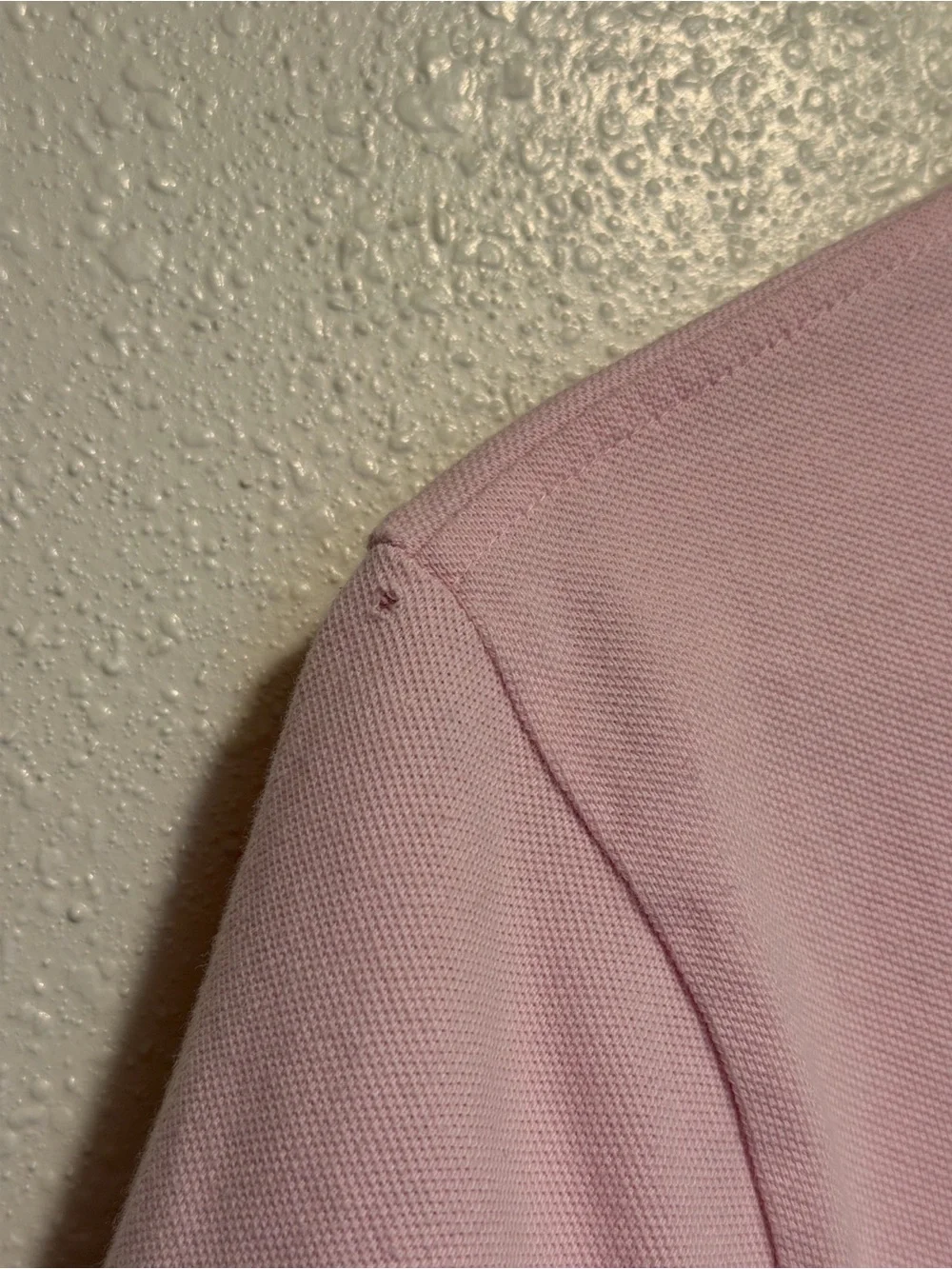 Ralph Lauren Men’s Light Pink Polo Shirt with Navy Pony